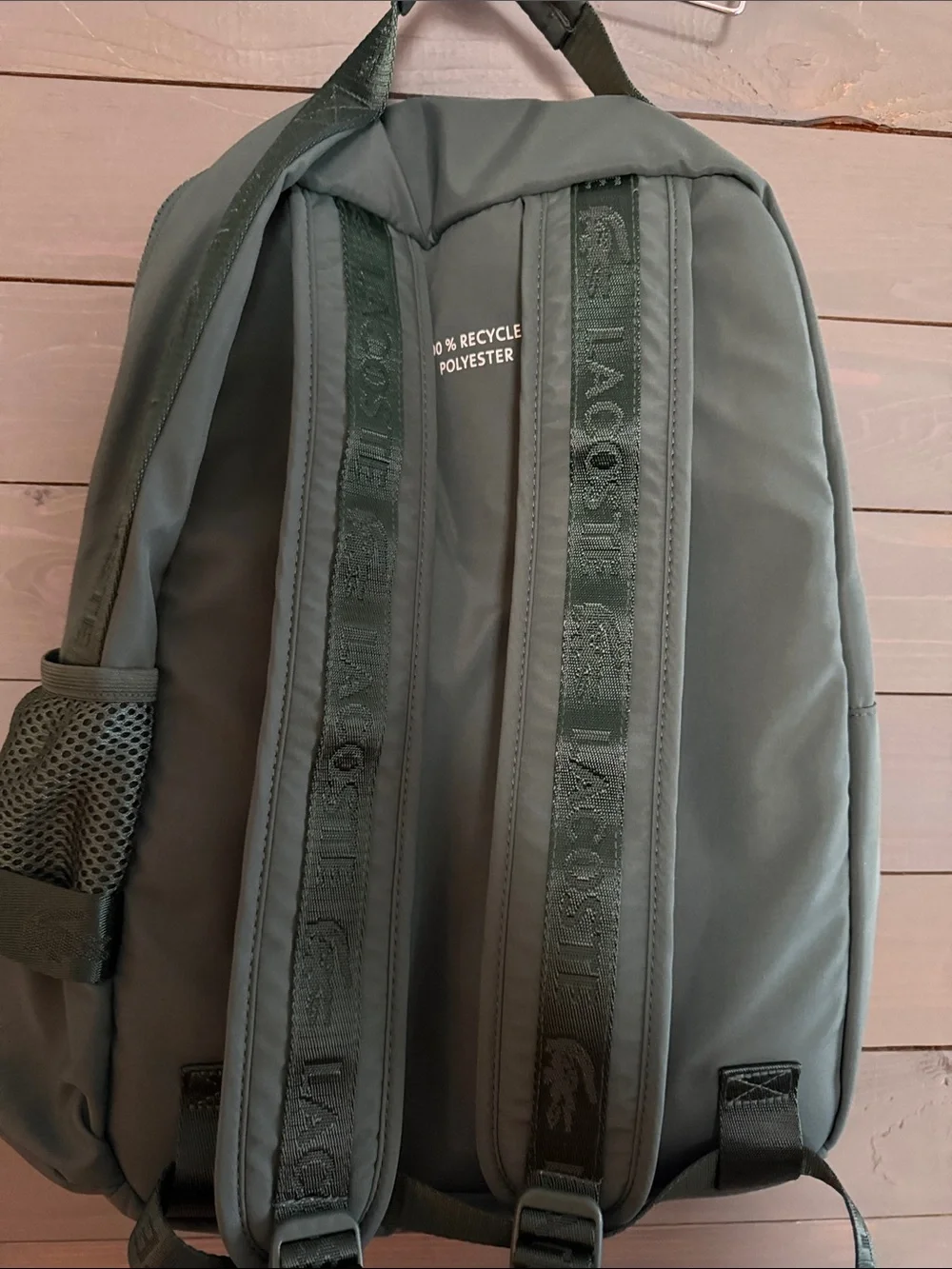 Lacoste streamlined backpack